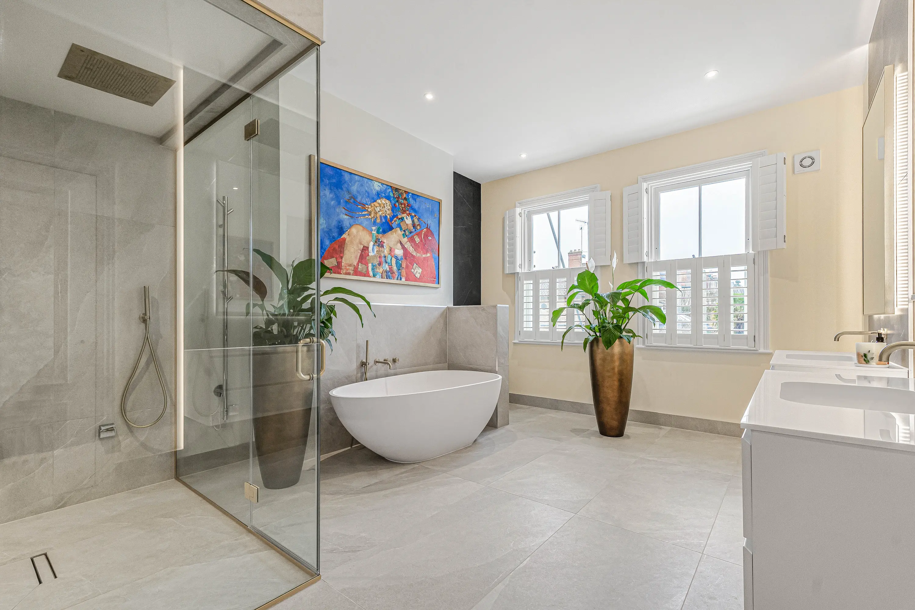 A Sleek Spa Retreat with Bespoke Steam Enclosure