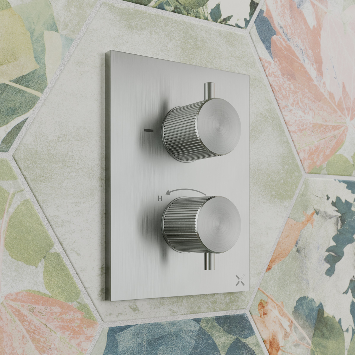 Britton Hoxton Shower Mixer Without Diverter Chrome HOX.006CP