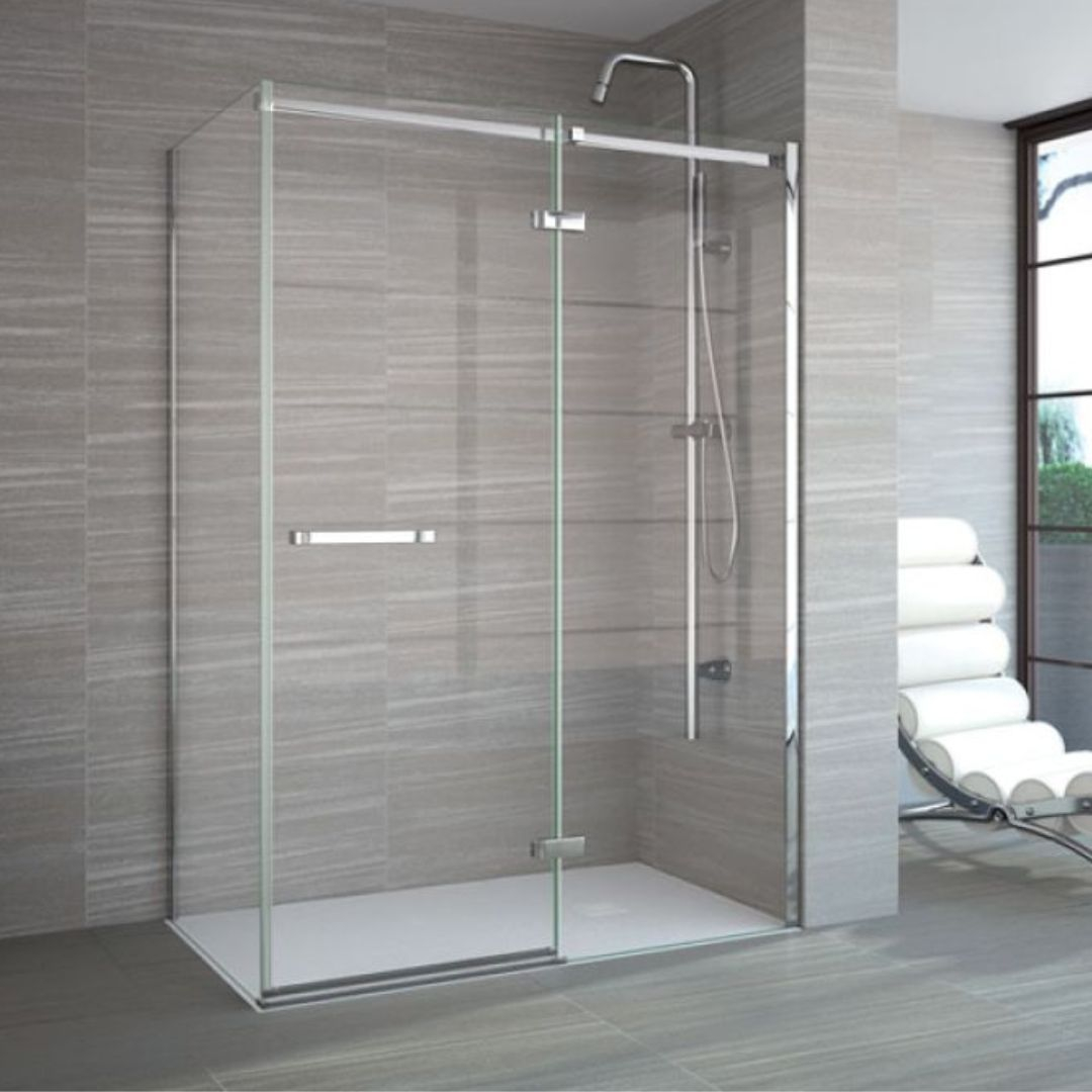 Hinge Shower Door with Side Panel