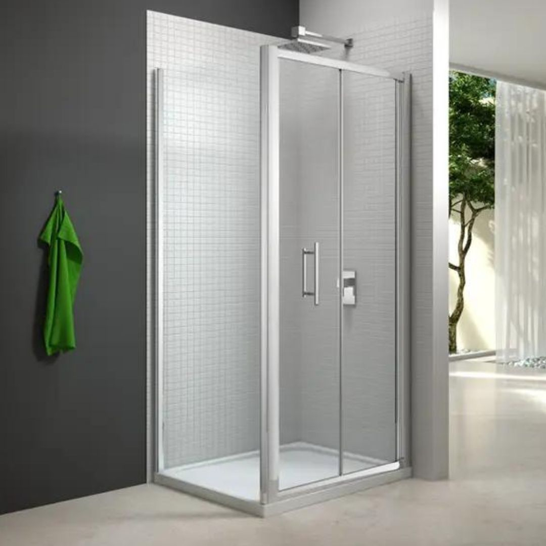 Infold & Bifold Shower Doors with Side Panel